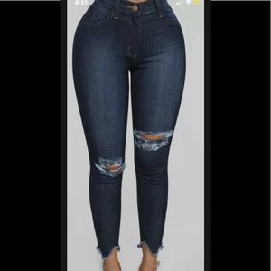 Fashion nova skinny ankle jeans size 11